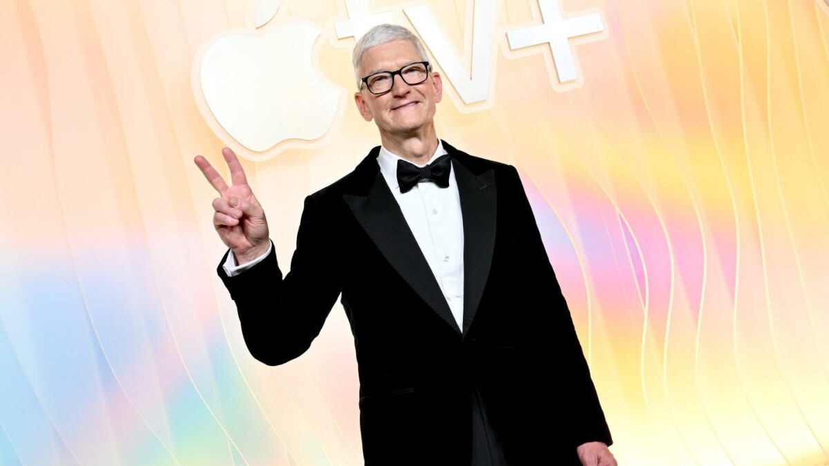 Apple CEO Tim Cook in September at a red carpet event in Hollywood.